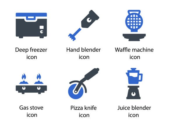 A Designer's Review: Appliances Icon Set 4 for Brand Graphics