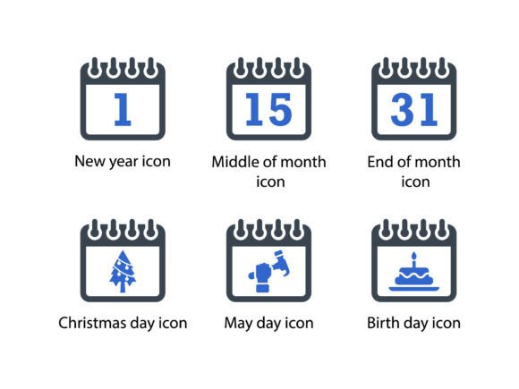 A Designer's Review: Calendar Icon Set 3 Graphics