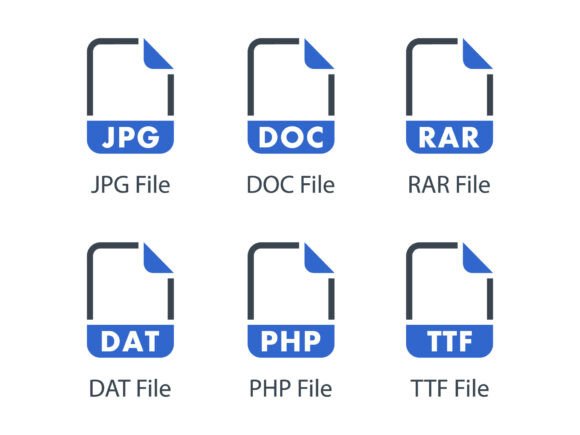 A Designer's Review of File Formats Icon Set 7