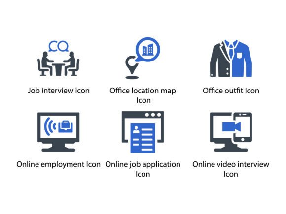 A Designer's Review of Find Job Interview Icon Set 5