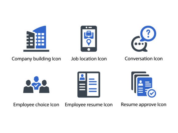A Designer's Review of the Find Job Interview Icon Set