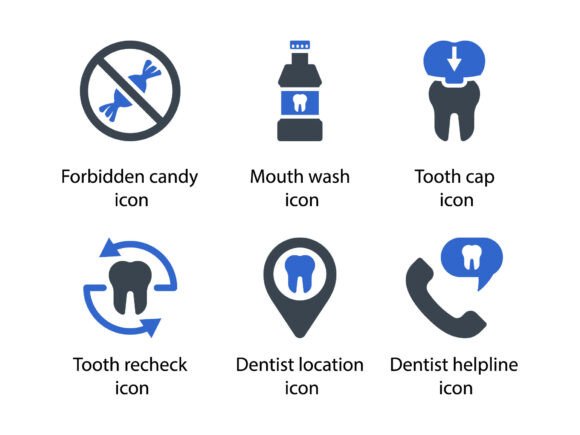 A Practical Review of the Dental Care Icon Graphics Set