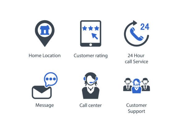 A Professional Review of the Contact Us Icon Set for Graphics