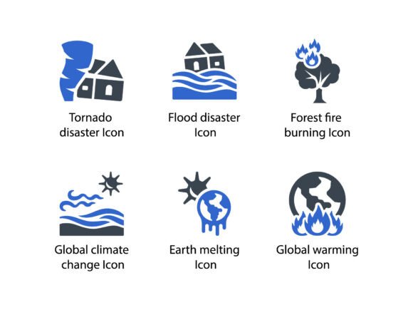 A Review of the Climate Change Icon Set Graphics
