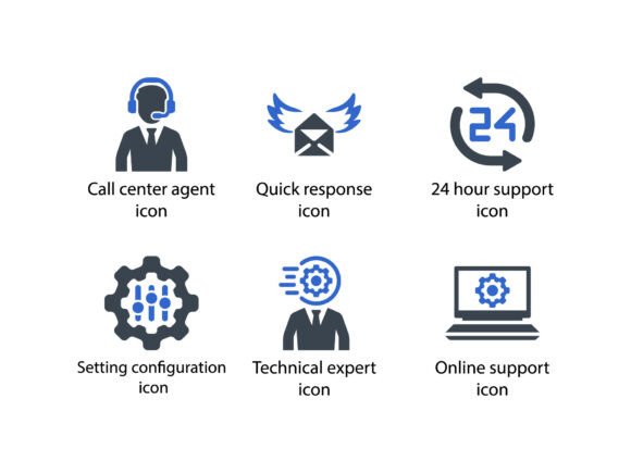 A Review of the Customer Support Icon Set 6 Graphics