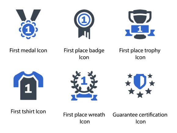 Awards Icon Set 5: Graphics & Icons for Brand Authority