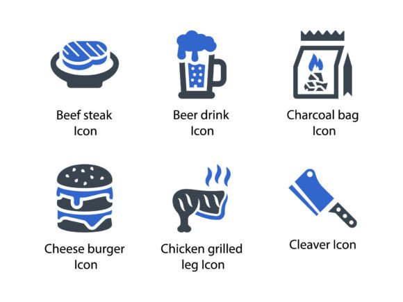 Barbecue Icon Set 2: A Review of Graphics and Icons for Brands