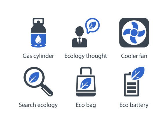 Ecology Icon Set 4: Graphics for Purpose-Driven Brands