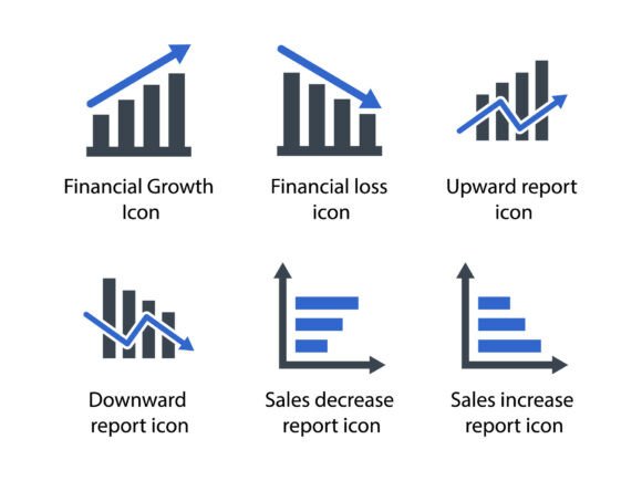 Elevating Your Content with the Business Graph Icon Set 2 Graphics