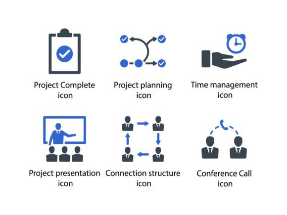 Project Management Icon Set: A Graphics Review for Creative Businesses